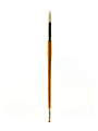 Grumbacher Bristlette Paint Brush, Size 12, Round Bristle, Synthetic, Brown