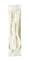 World Centric® Assorted Disposable Cutlery, White, Pack Of 250 Pieces 1 thumbnail image