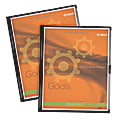 Office Depot® Brand Display Front Pocket Folders, Letter Size, Black, Pack Of 3 Folders