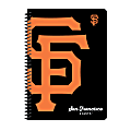 Markings by C.R. Gibson® Notebook, 5" x 7", 1 Subject, Wide Ruled, 160 Pages (80 Sheets), San Francisco Giants Classic 1