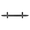 Eurostyle Catalina Floating Shelf, 1”H x 35”W x 10”D, Black