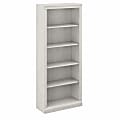 Bush Business Furniture Saratoga 72"H 5-Shelf Bookcase, Linen White Oak, Standard Delivery 1 thumbnail image