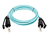 Tripp Lite N820-05M-IND 10Gb Duplex Multimode 50/125 OM3 Fiber Patch Cable, Aqua, 5 m - First End: 2 x LC Male Network - Second End: 2 x LC Male Network - 10 Gbit/s - Patch Cable - 50/125 µm - Aqua
