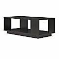 Ameriwood Home Knowle Contemporary Rectangle Coffee Table, 14"H x 39-9/16"W x 19-9/16"D, Black Oak 1 thumbnail image
