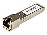 StarTech.com Arista Networks SFP-1G-T Compatible SFP Module - 1000BASE-T - 1GE Gigabit Ethernet SFP to RJ45 Cat6/Cat5e Transceiver - ARSFP1GTST 1 thumbnail image