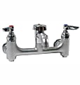 T&S Brass Service Sink Faucet, 8" Centers, Chrome 1 thumbnail image