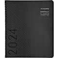 2024 AT-A-GLANCE® Contemporary Monthly Planner, 9" x 11", Charcoal, January To December 2024, 70260X45