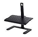 Safco® Height Adjustable Footrest, 21 1/2"H x 20 1/2"W x 14 1/2"D, Black 1 thumbnail image