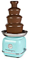 Nostalgia Electrics Classic Retro 4-Tier 2 Lb Chocolate Fondue Fountain, Aqua