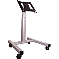 Chief MFMUS Universal Flat Panel Confidence Monitor Cart - 30" to 55" Screen Support - 125 lb Load Capacity - 54.9" Height x 36.1" Width x 25.2" Depth - Silver, Black
