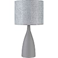 Lorell Executive 22" LED Table Lamp, Gray