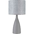 Lorell Executive 22" LED Table Lamp, Gray 1 thumbnail image
