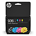 HP 936 CMYK Original Ink Cartridges, Pack Of 4 Cartridges, 6C3Z5LN