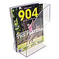 Innovative Storage Designs Deluxe Magazine Rack, Clear 1 thumbnail image
