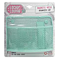 Locker Lounge™ Magnetic Mesh Organizer Cup, 6 1/4"H x 6 3/4"W x 6 3/4"D, Mint Green 1 thumbnail image