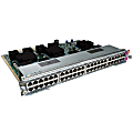 Cisco WS-X4748-RJ45V+E Line Card - 48 x RJ-45 10/100/1000Base-T LAN100