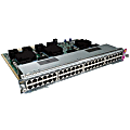 Cisco WS-X4748-RJ45V+E Line Card - 48 x RJ-45 10/100/1000Base-T LAN100 1 thumbnail image