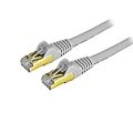 StarTech.com 10 ft CAT6a Ethernet Cable - 10GbE Gray UL/TIA Certified 1 thumbnail image