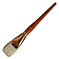 Princeton Refine Series 5400 Natural Bristle Paint Brush, Size 24, Flat Bristle, Natural, Brown 1 thumbnail image