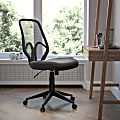 Flash Furniture Salerno Series Ergonomic Mesh High-Back Office Chair, Black
