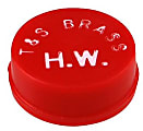 T&S Brass Snap-In Hot Button Faucet Index, Red 1 thumbnail image