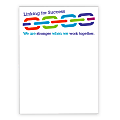 The Master Teacher® Linking For Success Notepads, 4 1/4" x 5 1/2", 75 Pages, Multicolored, Pack Of 2