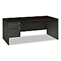 HON® 38000 Series Open Hutch, 72" Wide, Charcoal