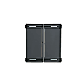 HON® 38000 Series Flipper Doors, For 72" Open Hutch, 2-Door, Charcoal