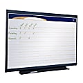Quartet® Total Erase™ Project Wall Planner, 3' x 2', White Board, Black Frame 1 thumbnail image