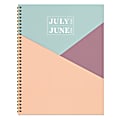 TF Publishing Large Weekly/Monthly Planner, 9" x 11", Angles, July 2021 To June 2022