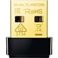 TP-Link® N150 Wireless Wi-Fi Nano USB Adapter, TL-WN725N 1 thumbnail image