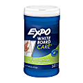 EXPO® Marker Board Towelettes, 6" x 9", Pack Of 50