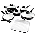 Oster Herstal 11-Piece Aluminum Cookware Set, Black 1 thumbnail image