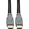 Eaton Tripp Lite Series 4K HDMI Cable (M/M) - 4K 60 Hz, HDR, 4:4:4, Gripping Connectors, Black, 25 ft. 1 thumbnail image