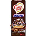 Coffee-Mate Liquid Coffee Creamer Tub Singles, 0.38 Oz, Snickers Flavor, Pack Of 50 Singles 1 thumbnail image
