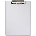 Saunders Clipboard - 0.50" Clip Capacity - 8 1/2" x 12" - Low-profile - Acrylic - Clear - 1 Each