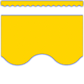 Teacher Created Resources Scalloped Border Trim, Yellow Gold, 2-3/16" x 35", Total Qty 12 1 thumbnail image
