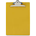 Saunders® Plastic Clipboard, 1"Clip, 96% Recycled, Yellow