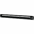 Eaton Tripp Lite Series 24-Port Cat5e Cat5 Rackmount Patch Panel 568B 110 Punch 1URM - Patch panel - CAT 5e - 1U - 19" - 24 ports 1 thumbnail image
