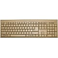 Keytronic KT400 Keyboard - Cable Connectivity - USB Interface - 104 Key - PC - Light Gray 1 thumbnail image