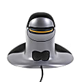 Fellowes® Penguin Ambidextrous Wired Vertical Mouse, Large, Black/Silver, 9894401 1 thumbnail image