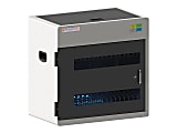 Anywhere Cart AC-CNC-18 - Cabinet unit charge and UV clean - for 18 notebooks/tablets - lockable - stainless steel, aluminum - screen size: up to 15" - desktop