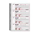 Rediform Money Receipt Book - 300 Sheet(s) - Wire Bound - 2 Part - Carbonless Copy - 7 5/8"x11" Sheet Size - 8L810 1 thumbnail image