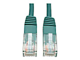 Eaton Tripp Lite Series Cat5e 350 MHz Molded (UTP) Ethernet Cable (RJ45 M/M), PoE - Green, 5 ft. (1.52 m) - Patch cable - RJ-45 (M) to RJ-45 (M) - 5 ft - UTP - CAT 5e - molded, stranded - green