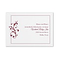 Custom Premium Wedding & Event Reception Cards, Little Love Birds, 4-7/8" x 3-1/2", Box Of 25 Cards 1 thumbnail image