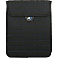 Mobile Edge Neogrid Carrying Case (Sleeve) for 7" Apple iPad mini Tablet - Black - Bump Resistant, Scratch Resistant, Spill Resistant - Neoprene Body - Polysuede Interior Material - Blue Stitching - 8" Height x 6" Width x 0.5" Depth