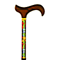 Alex Orthopedic Folding Travel Cane, 36"-37", Slim Line, Summer Garden 1 thumbnail image