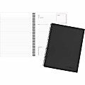 Mead® Limited Meeting Notebook, 7-1/4" x 9-1/2", 80 Pages, Black