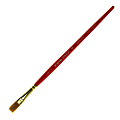 Winsor & Newton Sceptre Gold II Short-Handle Paint Brush 606, 1/4", One-Stroke Bristle, Sable Hair, Terracotta 1 thumbnail image