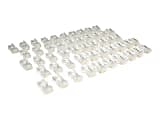 Tripp Lite Cat5e Cat5 RJ45 Modular In-Line Connectors Standard 50 Pack TAA - Network connector - RJ-45 (M) - CAT 5e - stranded (pack of 50)